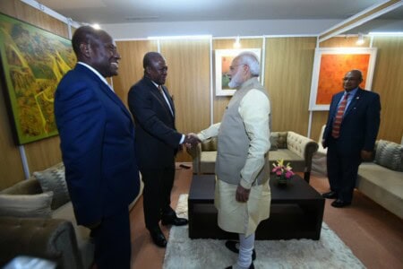 Narendra Modi Meets With African Deligates