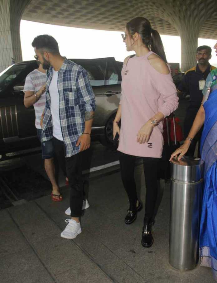 Virat Kohli Leaves For Vacation With Anushka Sharma 4