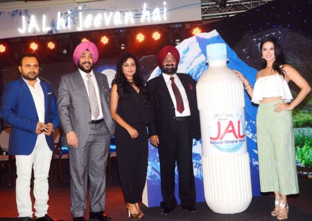 Sunny Leone Launched 'Jal' Mineral Water