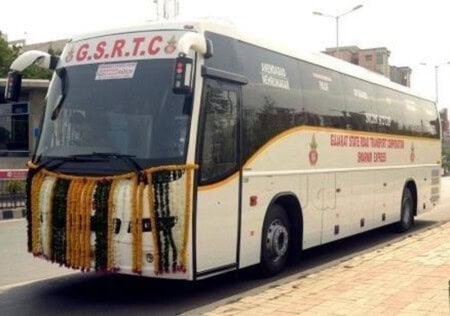 Rajkot-Gandhinagar Will Run Volvo Of St: Monday To Saturday,