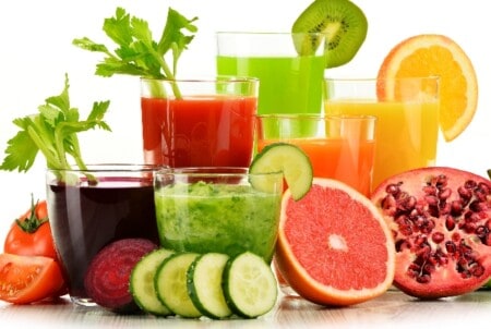 Vegetable And Fruit Mix Juice