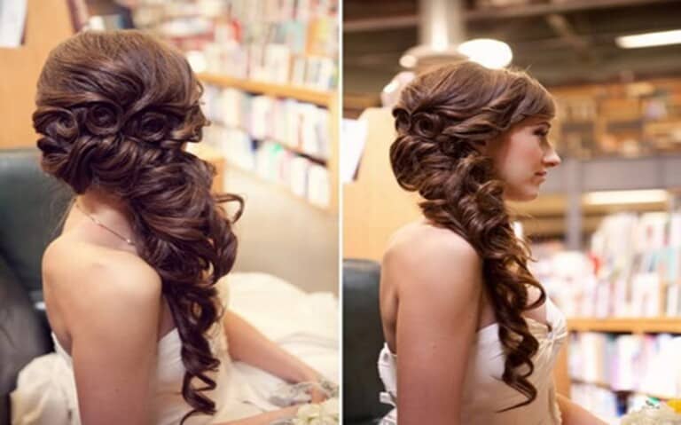 Curly Side Ponytail Prom Hairstyles 95 8
