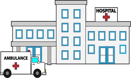 Clipart Hospital Animasi