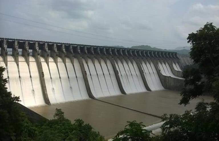 Narmada Dam From Dam