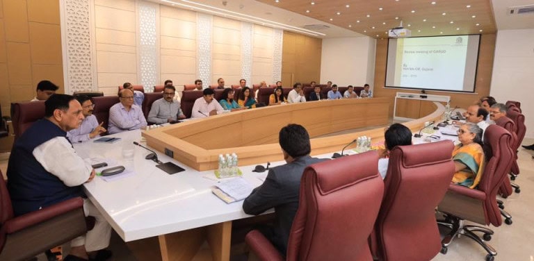 A-High-Level-Review-Meeting-For-The-Overall-Operation-Of-Railway-Projects-Was-Held-At-Gandhinagar