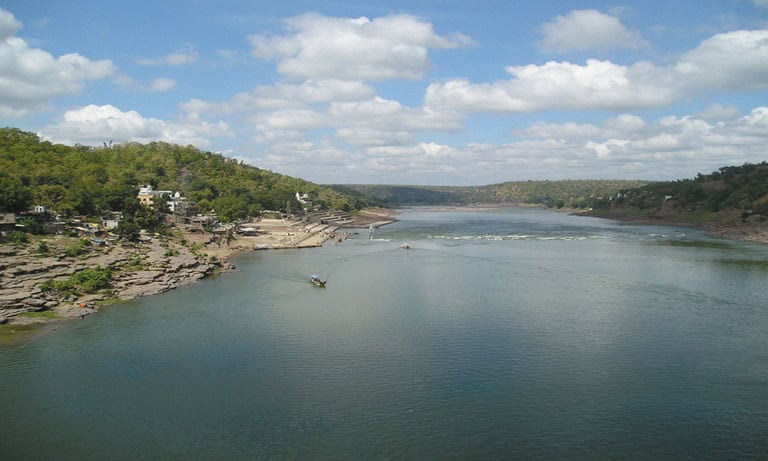 Narmada River Madhya Pradesh India