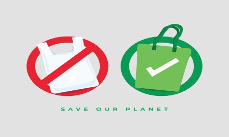 Say No To Plastic Bags And Bring Your Own Bag Vector 23775129
