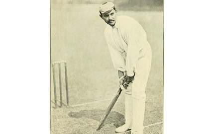 Prince Ranjitsinhji At The Wicket 1899