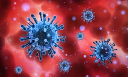Virus Floating In A Cellular Environment Shut