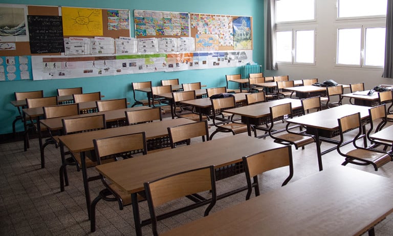 Empty Classroom Elementary School Middle School High School