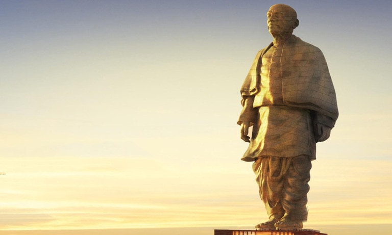 Statue Of Unity Sardar Vallabhbhai Patel Statue With Detail Wallpaper
