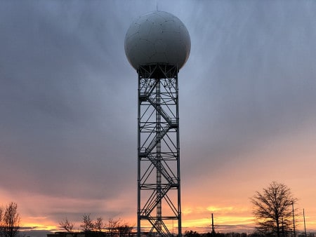 2022 01 19 17 13 01 Virga Falling Out Of Cirrostratus Clouds During Sunset At The Klwx Wsr 88D Nexrad Doppler Radar In The Dulles Section Of Sterling Loudoun County Virginia