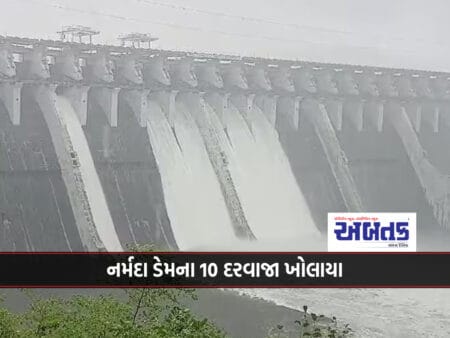 10 Gates Of Narmada Dam Opened: Level Reaches 136.10 M