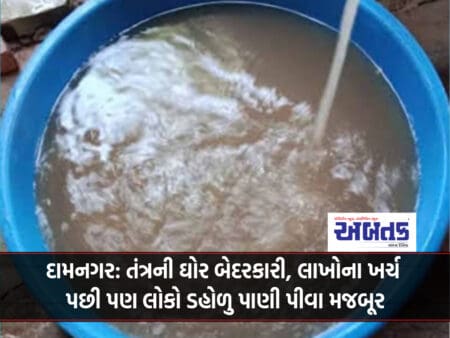 Damnagar: Gross Negligence Of The System, People Are Forced To Drink Dirty Water Even After Spending Millions