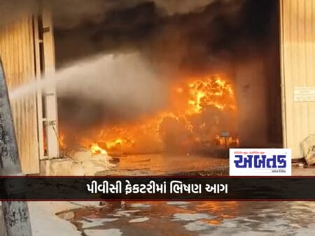 Surendranagar: Fire In Pvc Factory: Loss Of One Crore