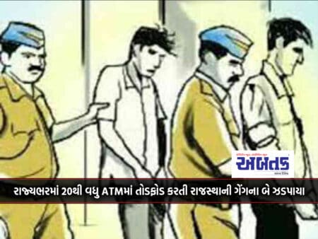 Two Rajasthani Gangs Busted For Vandalizing More Than 20 Atms Across The State