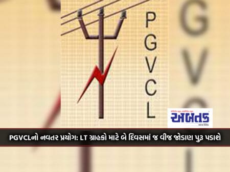Pgvcl's New Experiment: Lt Customers Will Get Electricity Connection Within Two Days
