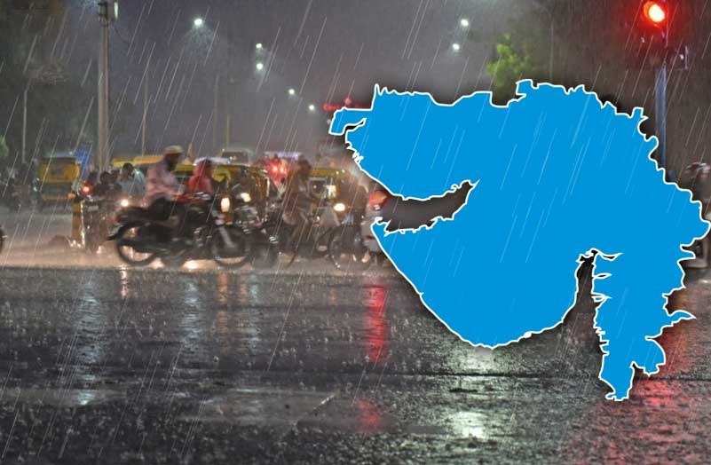 Light to heavy rain likely in many districts of Gujarat next week